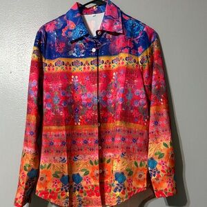Vibrant Multicolor Floral Shirt
